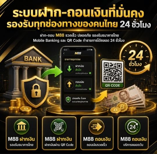 M88 ระบบฝาก-ถอน